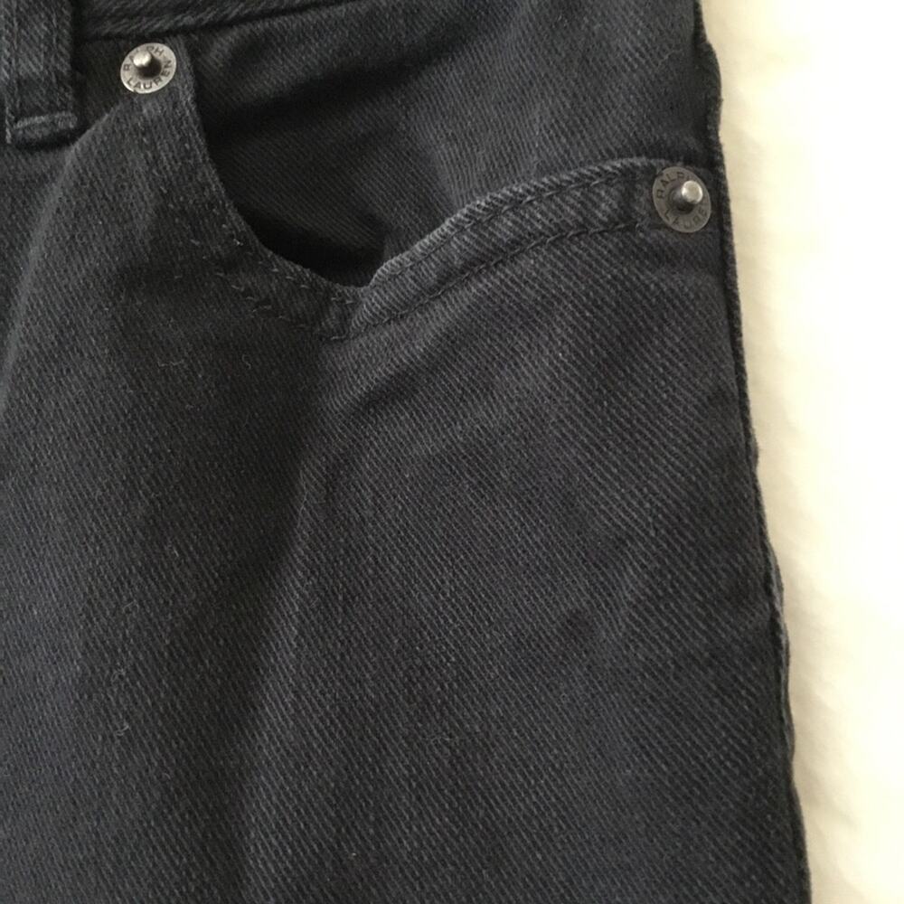 Ralph Lauren Girl Black Straight Leg Jeans - Picture 5 of 15